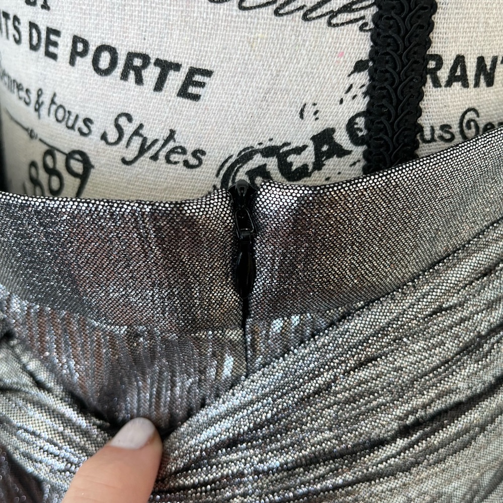 Zara Silver Sparkly Pants - Picture 8 of 9
